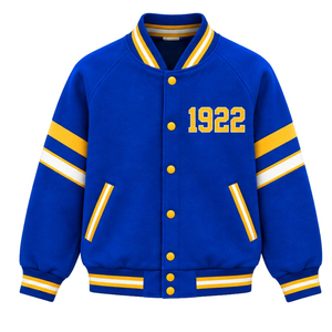 Chaqueta Bomber Personalizada Sigma Gamma Rho para Mujer, Ropa Exterior de Hermandad Griega, Chaqueta Casual con Cierre, Moda Urbana, Venta al Por Mayor - Product Image 1