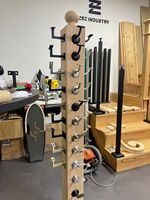 Supports de main courante d'escalier traditionnels en fer et métal pour escaliers en bois massif, modèle 3002HD, pièces d'escalier pour rampes en bois