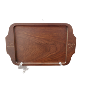 Thatuwood Polished <b>Wooden</b> <b>Serving</b> <b>Tray</b> With Handles Food Safe Eco Friendly Made in Vietnam - Product Image 4