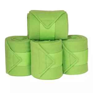 Bandages pour chevaux réglables et personnalisables OEM de luxe avec fermeture auto-agrippante en polaire 100% coton respirant unisexe - Product Image 4