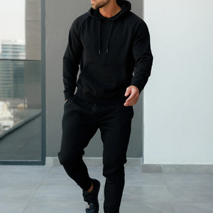 OEM Custom Gym Tracksuit Men Heavyweight Fleece Mens Workout Tracksuit Set Factory Price - Product Image 2