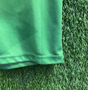 Maillot de football personnalisé vert pour homme, col en V, manches courtes, imprimé géométrique sublimé, évacuation de l'humidité, coupe classique, taille adulte L - Product Image 5