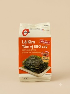 Wholesale O'Food | Korean-Style BBQ Roasted <b>Seaweed</b> <b>Snack</b> | Crispy Seasoned Laver Nori | Ready-to-Eat Multipack | 5g - Product Image 1
