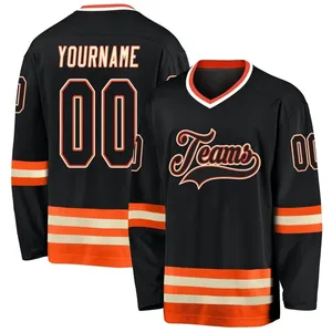 Best Selling Ice Hockey Jersey Custom Made Logo Sublimation Comfortable Embroidery Team Hockey Jersey - Product Image 1