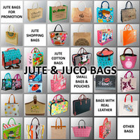 Sac multicolore en cuir véritable, 50 pièces, imprimé personnalisé, avec poignées