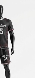 Ensemble de maillot de basket-ball sublimé noir pour femmes, col rond, sans manches, évacuation de l'humidité, spandex/nylon, coupe athlétique, toutes saisons - Product Image 5