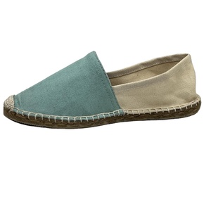 Fabricante indio Alpargatas De Yute Natural Alpargatas Hechas A Mano 2 Tone Color sólido Alpargatas Vegetativismo - Product Image 1