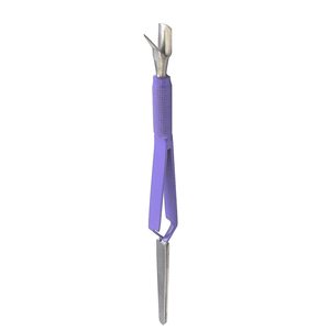 Professional Customizable Beauty Instruments Multi-Function Purple Acrylic Nail Pincher Tools <b>Magic</b> Wand Tweezers - Product Image 2