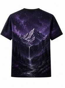 T-shirt graphique de basketball streetwear surdimensionné OEM ODM en coton délavé premium - Product Image 4