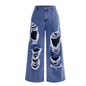 Vaqueros acampanados personalizados para mujer, de cintura alta, estampados, de mezclilla, estilo vintage, elásticos, a la moda, OEM ODM, venta al por mayor - Product Image 3