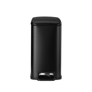 Cestino per Rifiuti in Acciaio Sottile 11,4 X 5,71 X 10,7 Pollici, Bidone per Camera da Letto con Pedale e Coperchio a Chiusura Morbida, Capacità 6L - Product Image 2