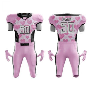 Conjunto de uniforme de fútbol americano con diseño sublimado, ligero y transpirable. - Product Image 4