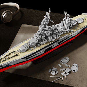 Kit de Modélisme Avancé Difficul Colo, Maquette de Bateau de Guerre US de la Seconde Guerre Mondiale, Jouet d'Assemblage Haute Difficulté pour Garçons, Cadeau, USS Colorado - Product Image 5