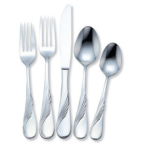 Ensemble de couverts en cuivre minimaliste moderne, finition mate, résistant à la rouille, collection de couverts pour dîner de mariage - Product Image 5