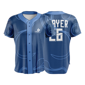 Maillots de baseball/softball personnalisés pour adultes unisexes, respirants, à séchage rapide, 100 % polyester, imprimés par transfert thermique - Product Image 6