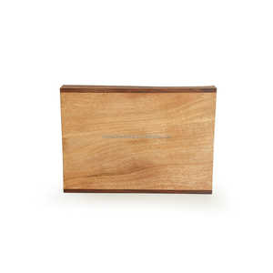 Juego de bandejas para servir de madera Celestial Glow Premium, bandejas artesanales de Acacia y Sheesham con asas para café, comedor y estilo casero - Product Image 5