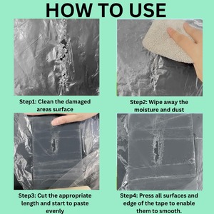 Cinta de Reparación para Invernadero de Polietileno de 150 Micras, Resistente a la Intemperie y a los Rayos UV, de 10 cm de Ancho, Adhesiva, de Alta Calidad y Precio Competitivo - Product Image 4