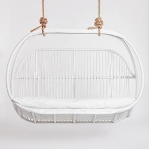 Silla colgante redonda de ratán natural hecha a mano, ecológica, de nuevo diseño y al mejor precio, para relajarse en interiores, de fabricante vietnamita. - Product Image 4