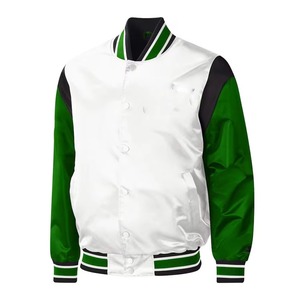 Men's Custom-Size Satin Varsity <b>Jacket</b> with College Letterman Design Breathable Winter <b>Canvas</b> <b>Jacket</b> for Students - Product Image 4
