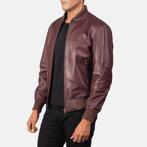 Veste en cuir d'agneau véritable pour homme, modèle 2026, qualité supérieure, style vintage, coupe oversize, dernière collection - Product Image 4