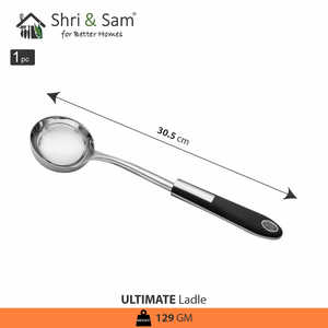 Cucharón de acero inoxidable definitivo, utensilio Premium para servir y verter - Product Image 2