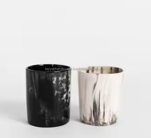 Verre à liqueur en corne de buffle de haute qualité, fait à la main, en corne naturelle, pour le vin, la bière, l'eau, le café, fabriqué en Inde - Product Image 2