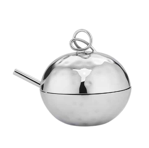 Handmade 100% Pure Metal Jar with Lid for Tea Sugar Dry Fruits <b>Container</b> Premium Steel Kitchen Storage <b>Container</b> Box - Product Image 2