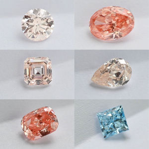 Diamant rose intense fantaisie taille émeraude cultivé en laboratoire, certifié IGI, diamant rose non monté pour bague de fiançailles personnalisée 1-5 carats VVS VS - Product Image 4