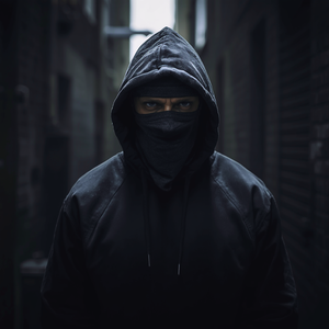 Custom Hoodie with Balaclava Set Cotton Fleece Pullover Sweatshirt <b>Matching</b> Mask with OEM ODM Customization - Product Image 2