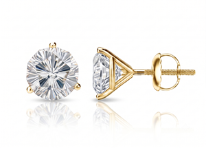 Pendientes de Diamantes Tallados SHARUKA en Plata 925 con Certificado IGI, de Lujo, para Fiestas y Regalos de Aniversario - Product Image 1