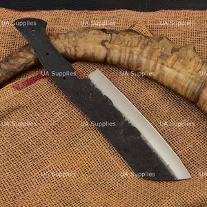 Cuchillo de Cocina de Acero al Carbono Hecho a Mano, Grado Industrial, Punta Recta, 0.5mm de Grosor, Material Personalizable para Fabricación DIY - Product Image 4