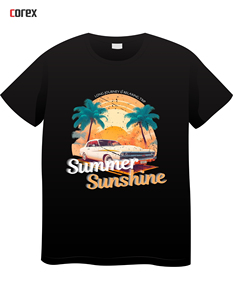 Camisetas de Manga Corta para Hombre, Personalizadas con Sublimación DTF, Tejido de Poliéster/Algodón, Antiencogimiento y Secado Rápido - Product Image 1