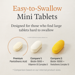 วิตามินบี 5 แปรอักษรยานิยมชื่อว่า แพนโทธีนิก แอซิด ชนิดเม็ด 90 เม็ด - Product Image 5