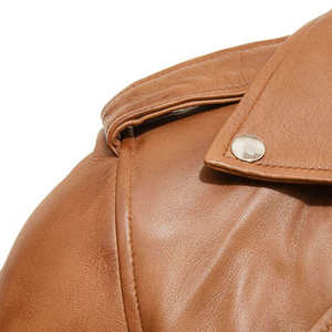 Chaqueta de Cuero de Moda Masculina de Alta Calidad, Estilo Urbano, Mangas Largas, Impermeable, Transpirable, Resistente al Viento, Ajuste Cómodo, Invierno - Product Image 6