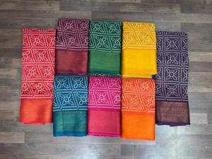 cotton daily wear casual saree Premium Quality Soft Pure Cotton Daily Wear Casual Saree for Women Printed Patterns - Product Image 2