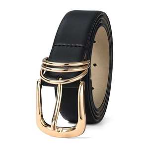 Accesorio de Cuero Genuino para Uso Diario Informal, Cinturones de Cuero con Hebilla de Acero Inoxidable, Cinturones de Cuero de Venta Caliente - Product Image 2