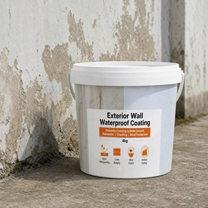 Revêtement mural extérieur flexible à faible teneur en COV, réutilisable, imperméable, écologique, pour couvrir la peinture 1K existante, réparation facile - Product Image 1