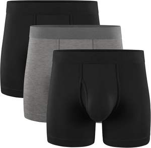 Sous-vêtements pour hommes en coton pur, personnalisables avec logo OEM/ODM, caleçons respirants, boxers pour hommes - Product Image 4