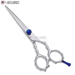 Ciseaux de salon professionnels ergonomiques LIPUMA modèle 10115, lames en acier inoxydable ultra-affûtées, vis de tension réglable - Product Image 2