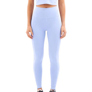 กางเกงรัดรูปผู้หญิงคุณภาพสูง เอวกลางยืดหยุ่น ชุด 2 ชิ้น ลายสก็อต ผ้าฝ้าย 100% ป้องกันแบคทีเรีย ชุดโยคะและชุดกีฬา - Product Image 1