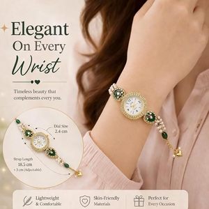 Vintage Gold Plated Certified Bangle Ruby Inlay Claw Setting Flower Design Women's Jewelry Bracelet Gift <b>Girls</b> Partywear - Product Image 2