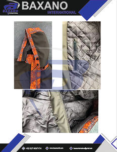 Veste de chasse orange pour l'extérieur, vestes de chasse unisexes, respirantes, imperméables, coupe-vent, camouflage, manteau d'hiver, capuche, logo personnalisé - Product Image 6