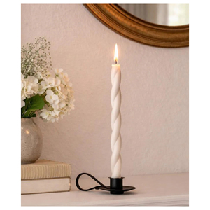 Artisan Craft Iron Candle Holder <b>Rustic</b> Black Candle Holder Unique Iron Candle Stand for Decorative Candle Display and Gifting - Product Image 5