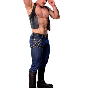 Étui de téléphone sexy en dentelle pour homme, ajustable, en fausse fourrure, accessoire de clubbing - Product Image 2