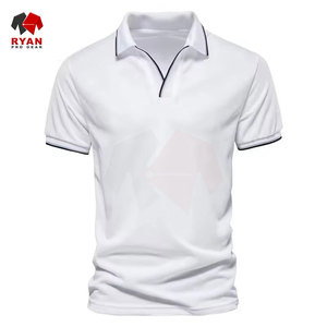 เสื้อโปโลแบบสวมหัวสำหรับผู้ชาย ดีไซน์พิเศษจาก Ryan Pro Gear พร้อมแผงโลโก้ที่ออกแบบเองได้ - Product Image 1