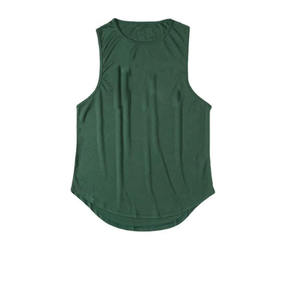 Pre-Shrunk Breathable Mens Tank Top Quick Drying Polyester <b>Running</b> <b>Singlet</b> Bulk High Ventilation Fast Drying Activewear Factory - Product Image 4