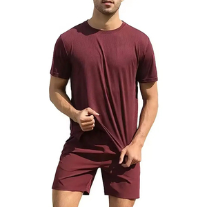 Nuevo Conjunto de Ropa Casual de Verano para Hombre, Trajes Personalizados de Manga Corta, Estilo Gimnasio, Conjuntos Deportivos para Correr - Product Image 1