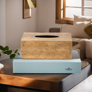 DAPHOCO - Cubierta para Caja de Pañuelos con Diseño Adorable y Clásico, Forma Rectangular, Imitación Piel de Boa, Venta Directa de Fábrica, Artículos para el Hogar - Product Image 4