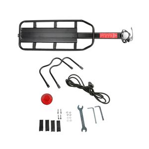 Portapacchi Posteriore per Bicicletta AOSTIRMOTOR con Tubo Sottosella, Resistente per Riporre Sicuramente Biciclette e Attrezzature - Product Image 2