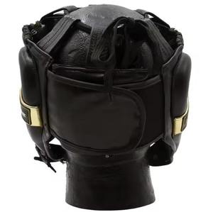 Hot Selling Custom Made Durable Winning Boxing Head Guard Customizes Leather MMA Muay Thai Kickboxing boxing Head Guard For Sale - Product Image 2